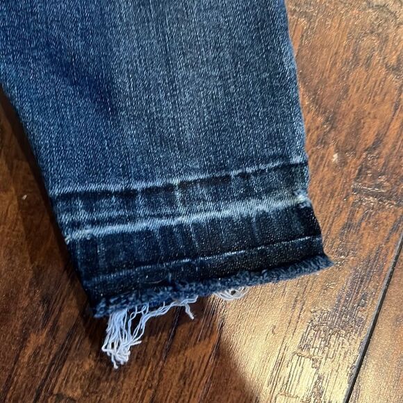 Spanx distressed raw hem jean leggings  size XS in EUC - Picture 5 of 8